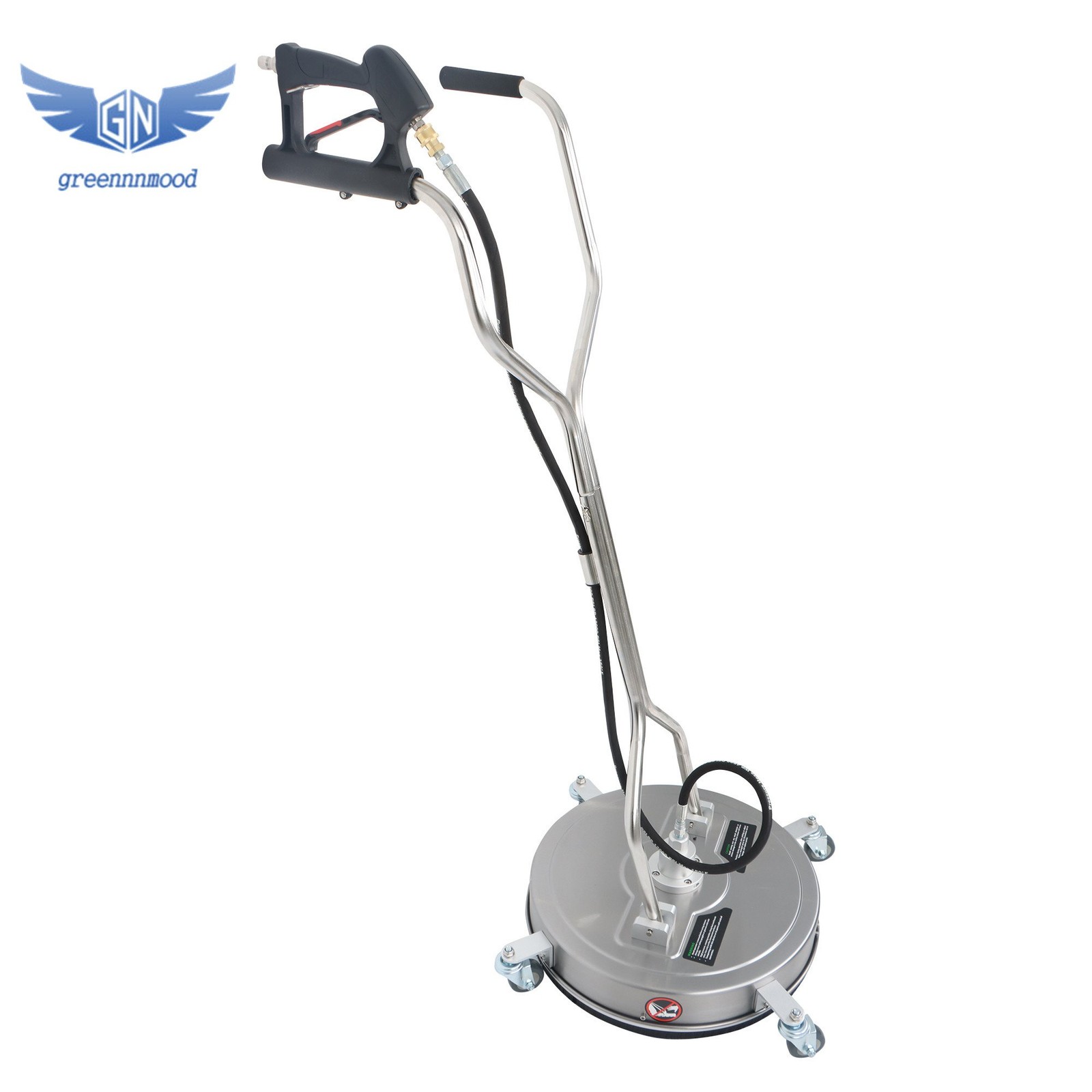 20″ Pressure Washer Surface Cleaner w/ Handles & Wheels Quick Connect 60000 psi