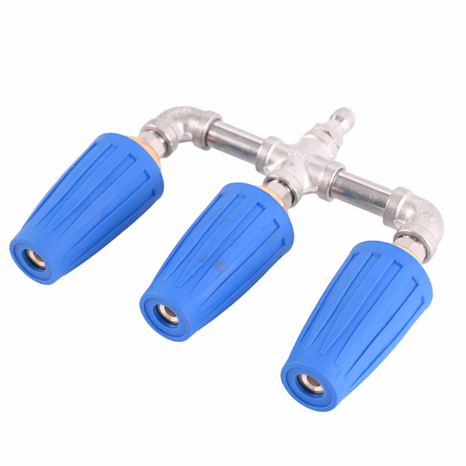 High Pressure Washer Nozzle 360° Rotating Triple Turbo 1/4″ 4000 PSI Auto Garden