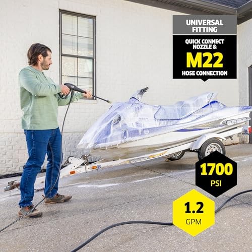 Kärcher Pressure Washer K1700 Cube, CETA Certified, 3 Spray 2125 PSI (Cube)