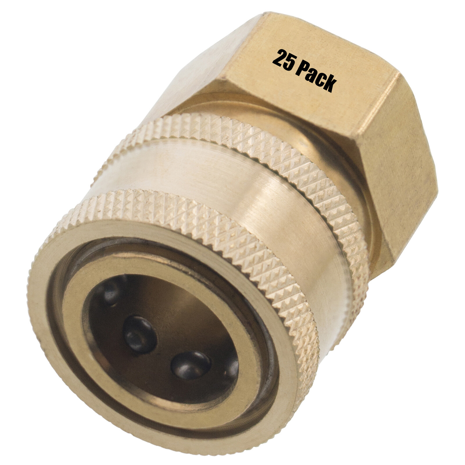 (25) 3/8″ FPT Female Brass Socket Quick Connect Coupler Pressure Washer Nozzle