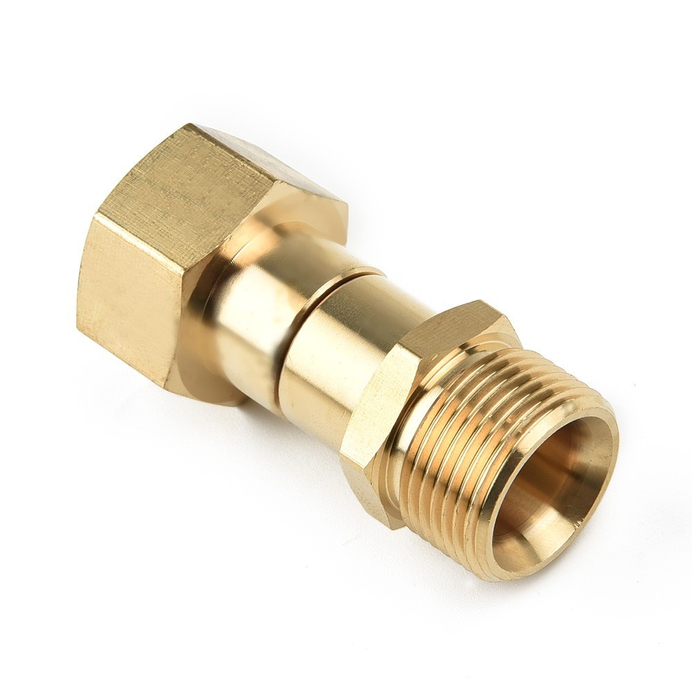 Useful Swivel Joint Tool 14mm Thread 360 degree Brass Connector Copper