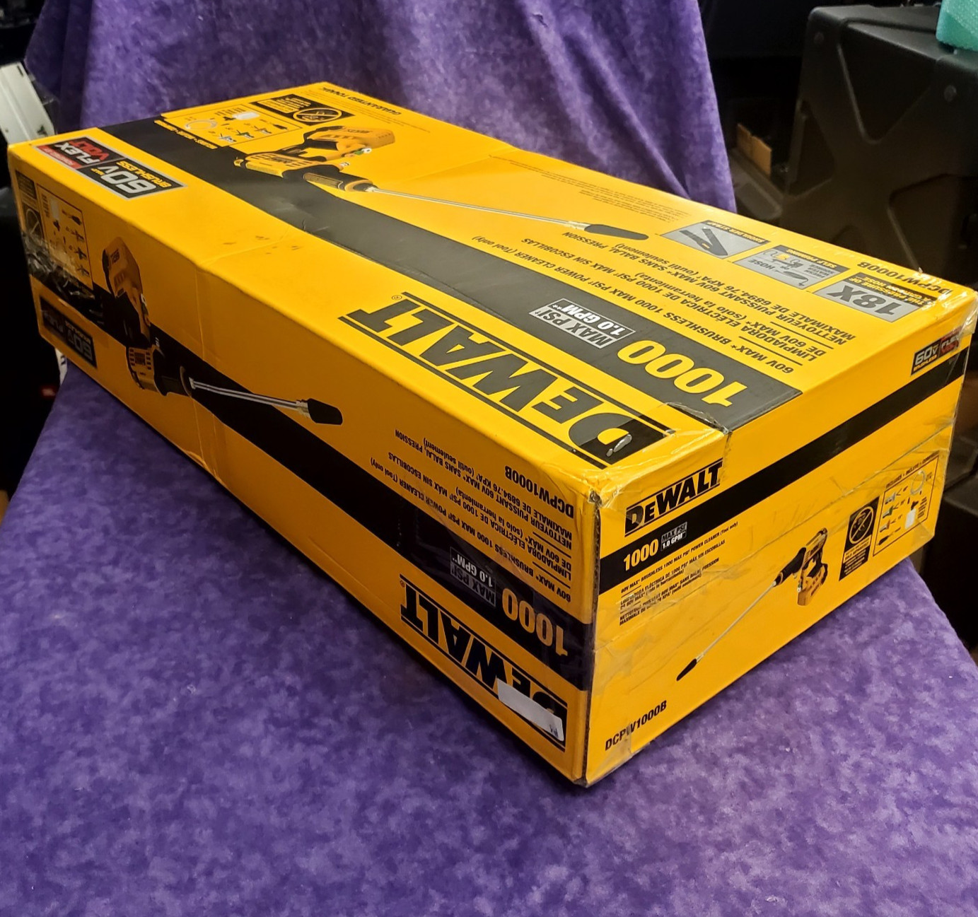 💥NEW SEALED💥DEWALT DCPW1000B 60V FLEXVOLT 1000 PSI CORDLESS PRESSURE WASHER