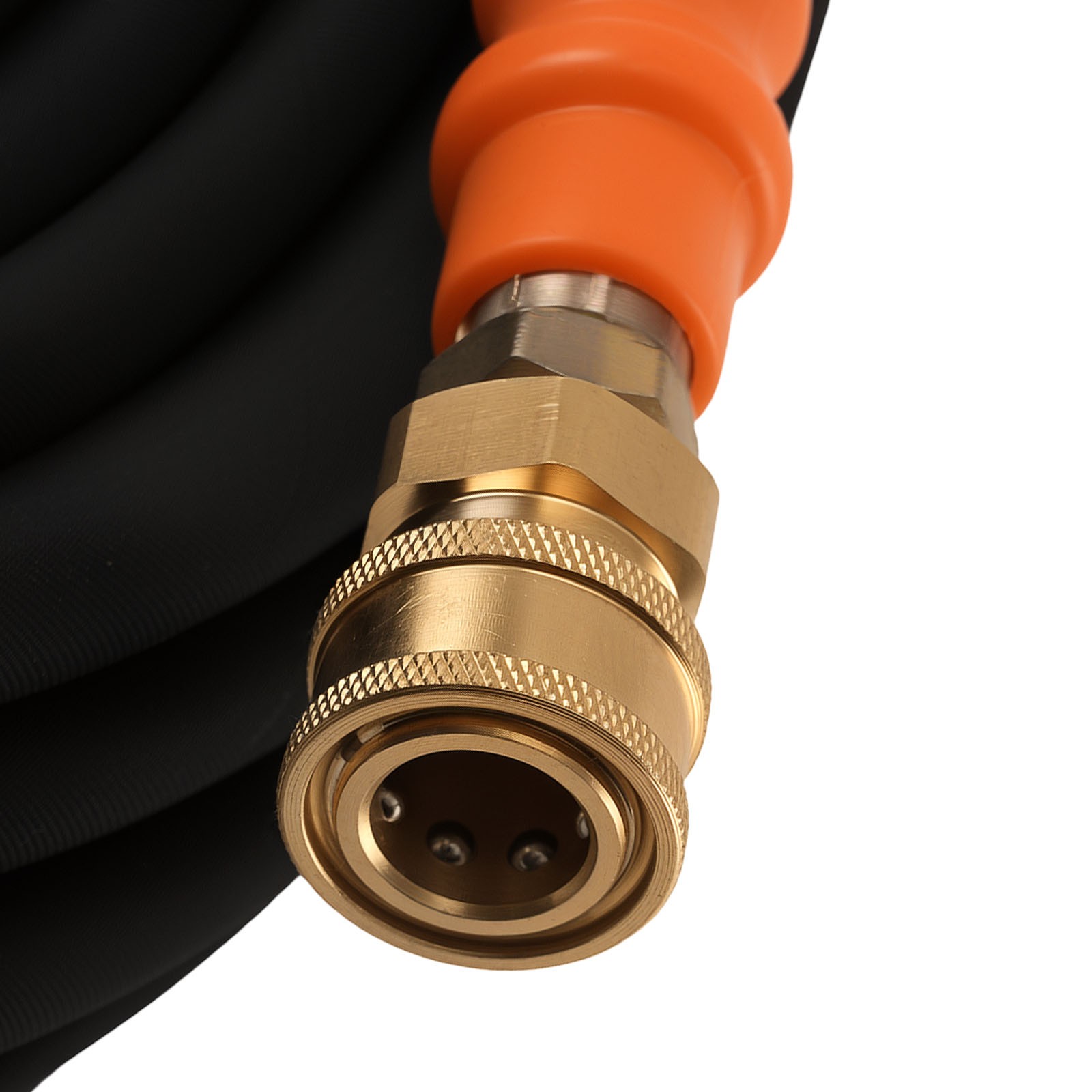 150FT 1/4″ 4200PSI Pressure Washer Hose Steel Wire Braided Hot Cold Water Rated