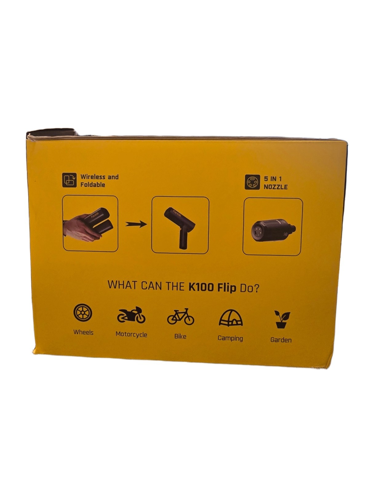 Fanttik K100 Flip Cordless Pressure Washer 174 PSI Portable Lithium Battery New