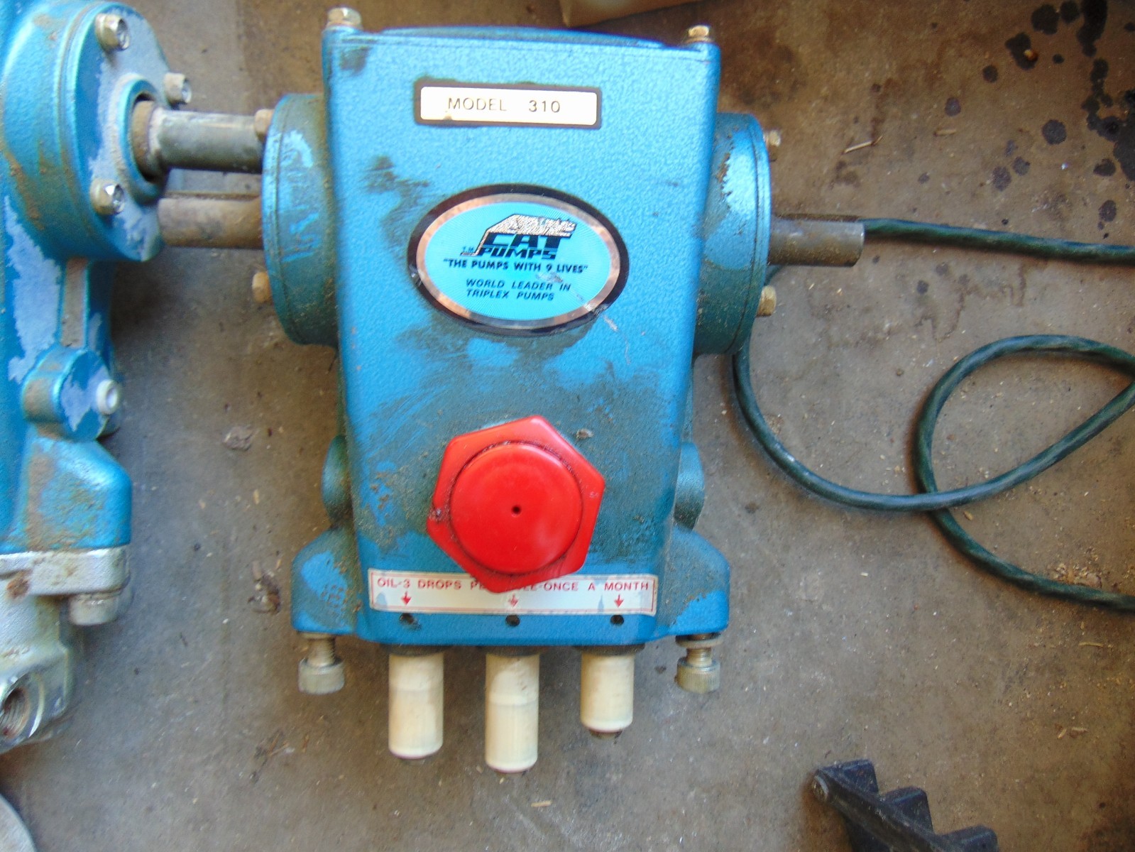 Cat Model 310 Cat Pump Pressure Washer Car Wash Untested In#5