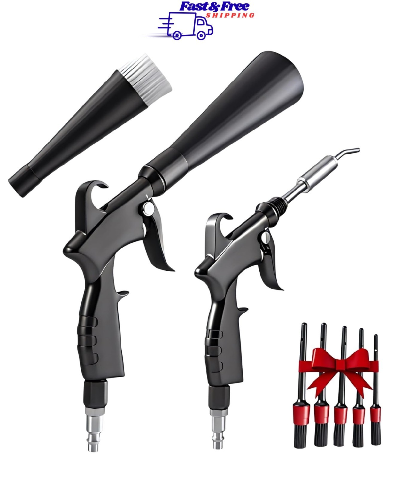 Tornado Detailing Car Cleaning Gun with Metal Nozzle | Interior Drying Air Gun |