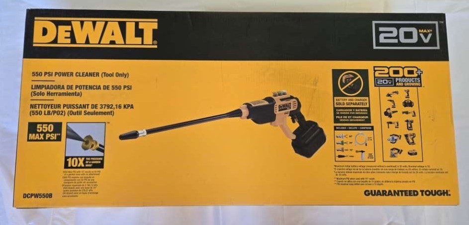 Dewalt 500PSI Power Cleaner Pressure Washer Tool Only DCPW550B NEW