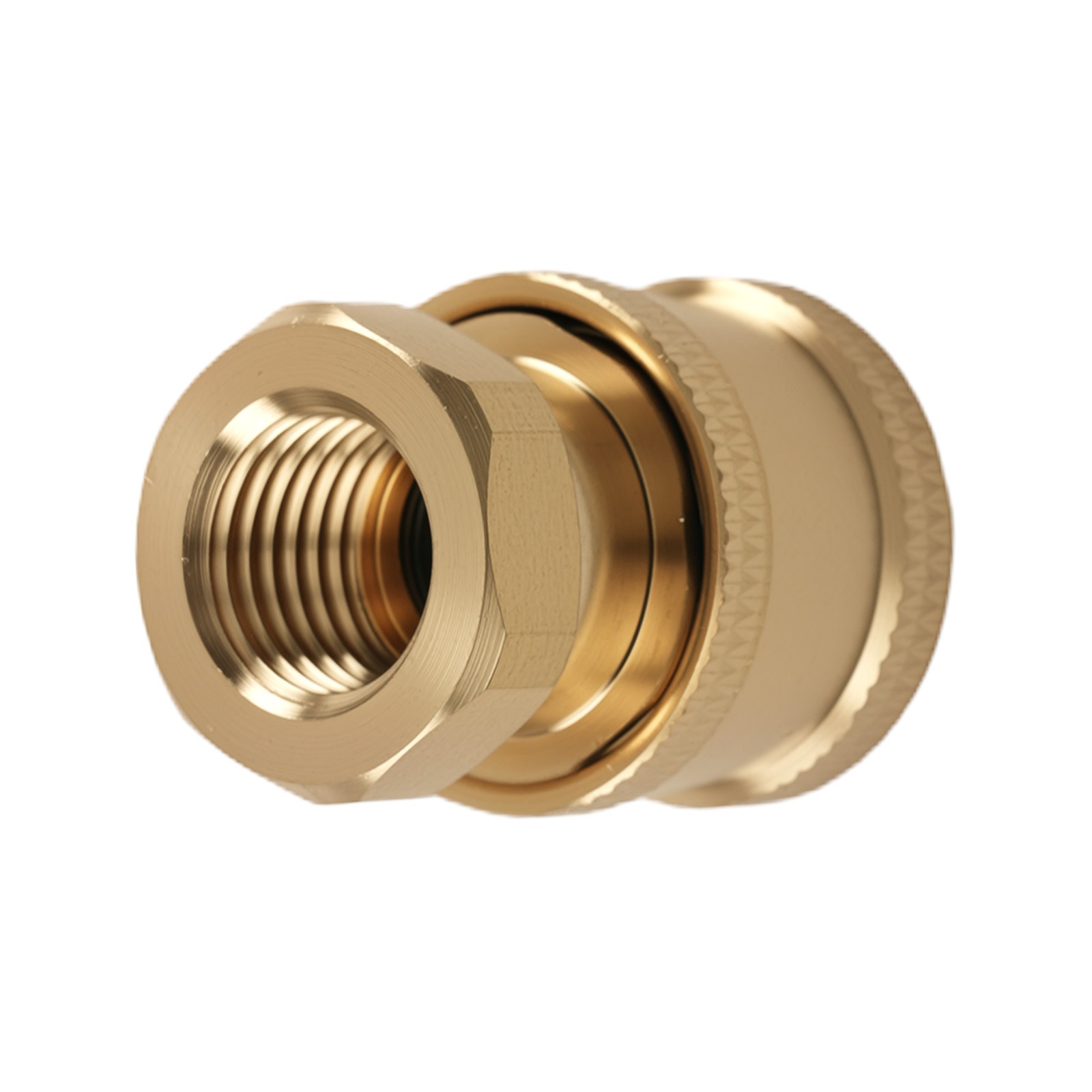 1/4″ Quick Connect to Female NPT Brass Adapter for Pressure Washer Hose 2PC