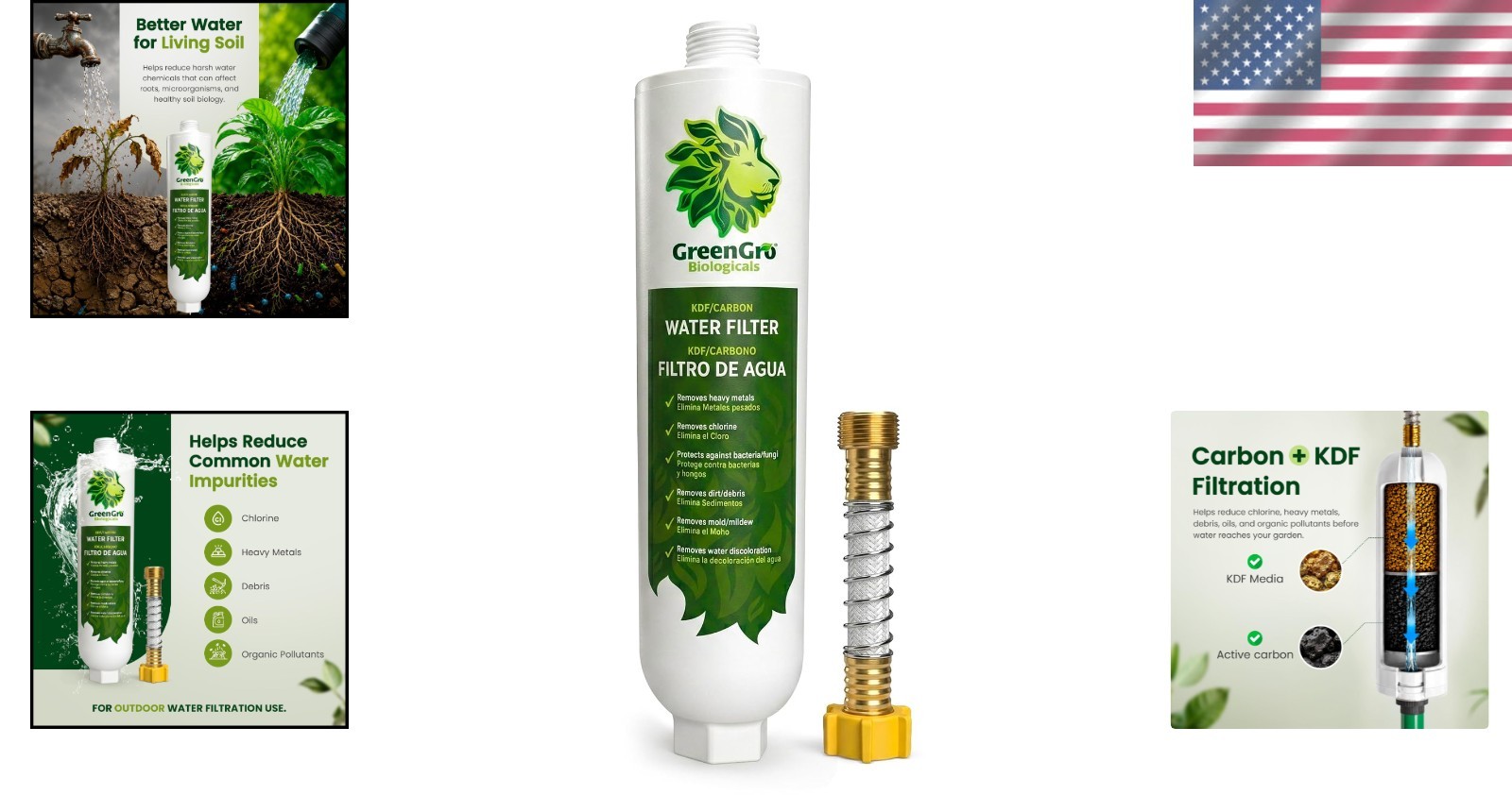 40,000 Gallon Capacity Garden Water Filter – Easy Install & Chlorine Reduction