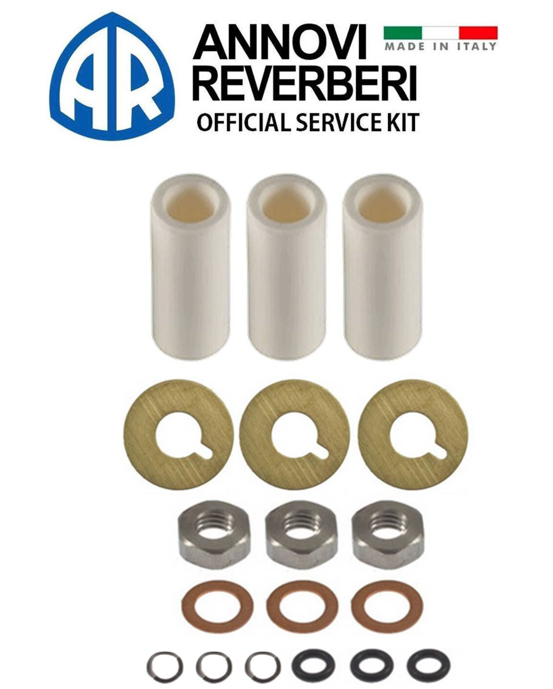 Annovi Reververi AR Pump Ceramic Plunger Repair Kit 2547 RK RKA RKV 20mm AR2547