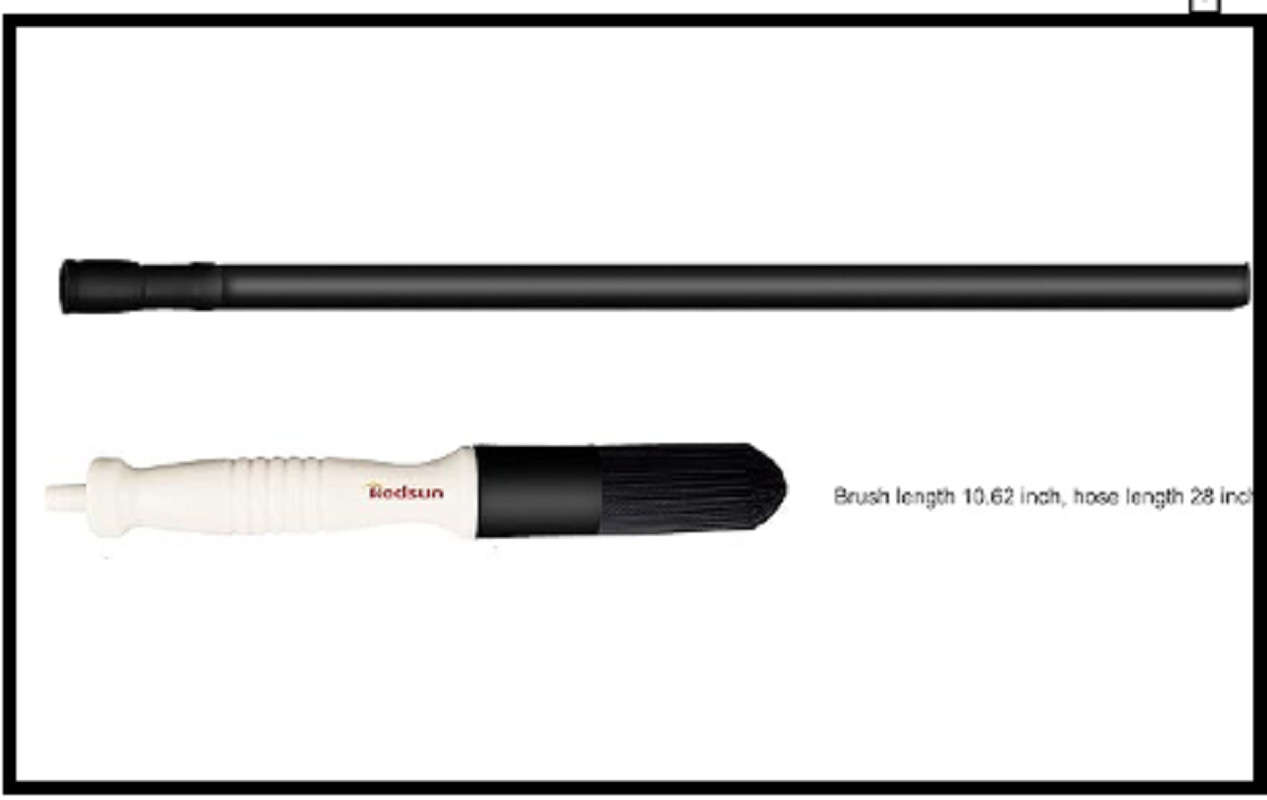 flow-thru parts washer brush parts cleaning brush(3.6 ounce,10.62 inch) with 28