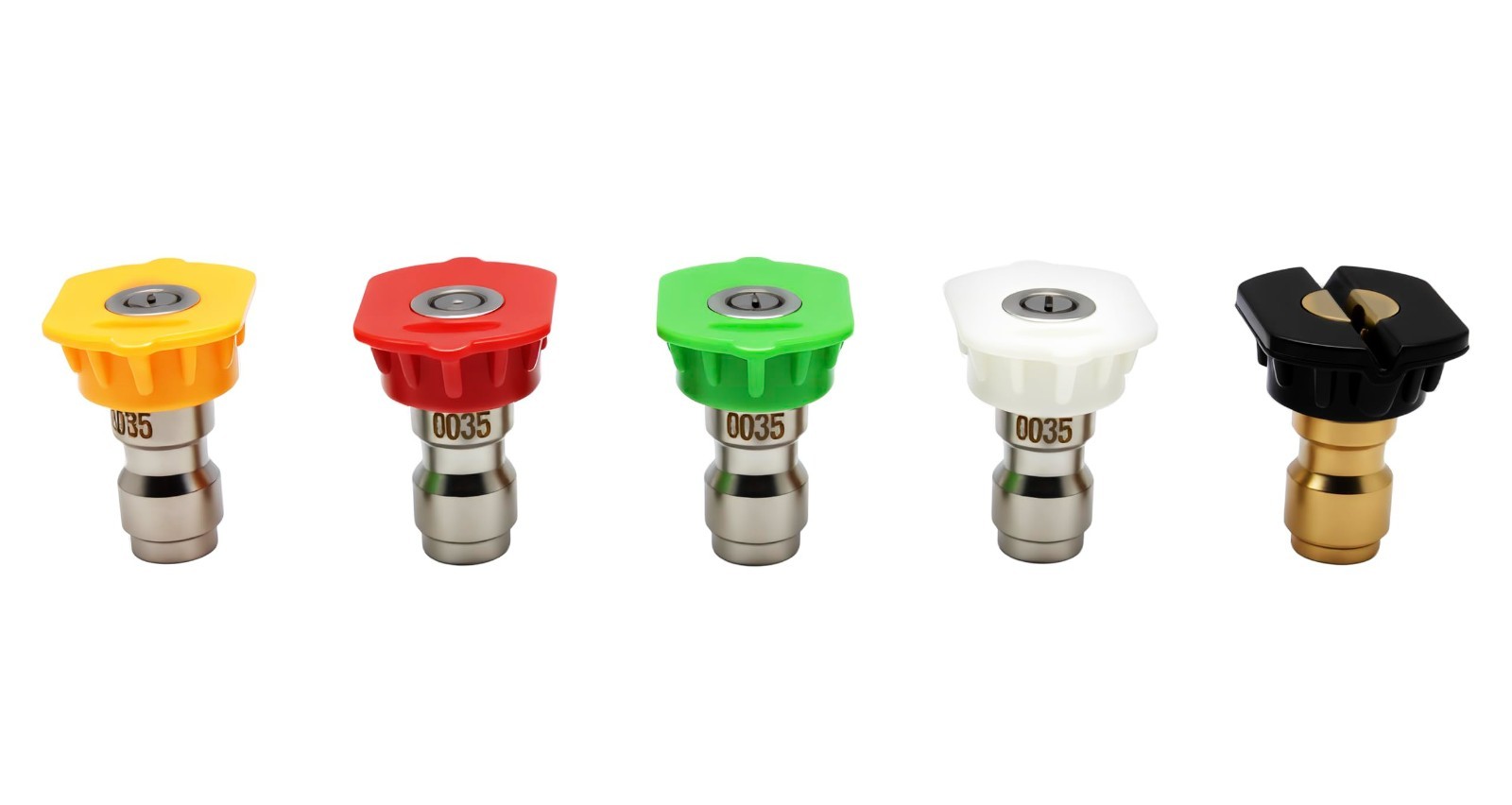 5 Piece Spray Nozzle Kit for Pressure Washers up to 4000 PSI, 1/4″ Quick Connect