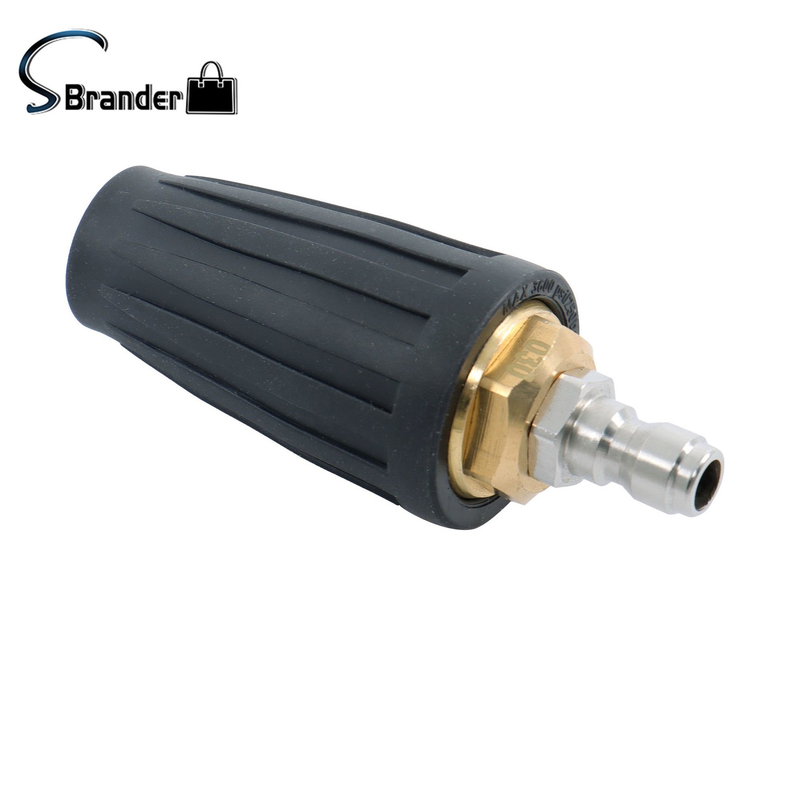 4.0 GPM 3600 PSI 360° Rotating Turbo With 5 Spray Nozzles Pressure Washer