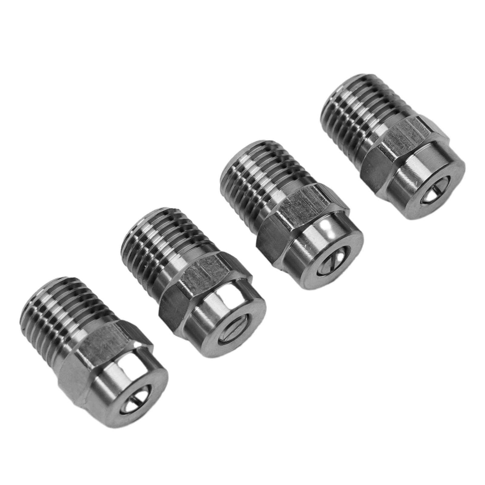 Long Lasting Stainless Steel Nozzle Replacements for Surface Cleaner Set of 4