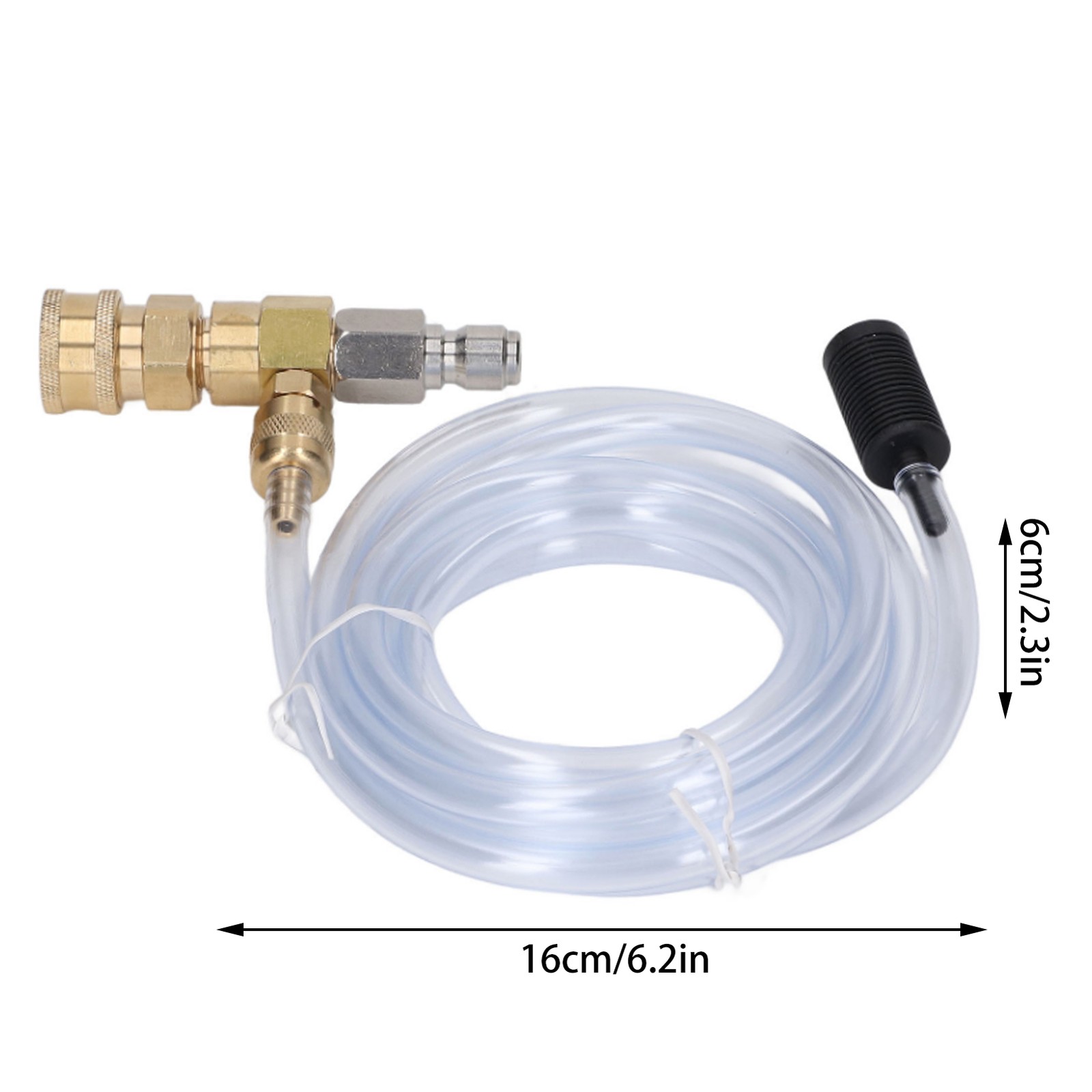 Chemical Injector Brass Stainless Downstream Injector W/ 9.8ft Tube 5000PSI