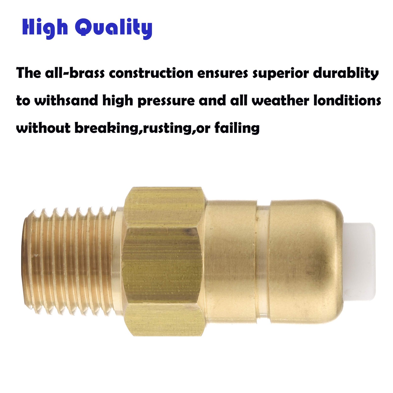 Thermal Release Valve For Pressure Washer Pump 1/4 Inch Npt 2 Pack