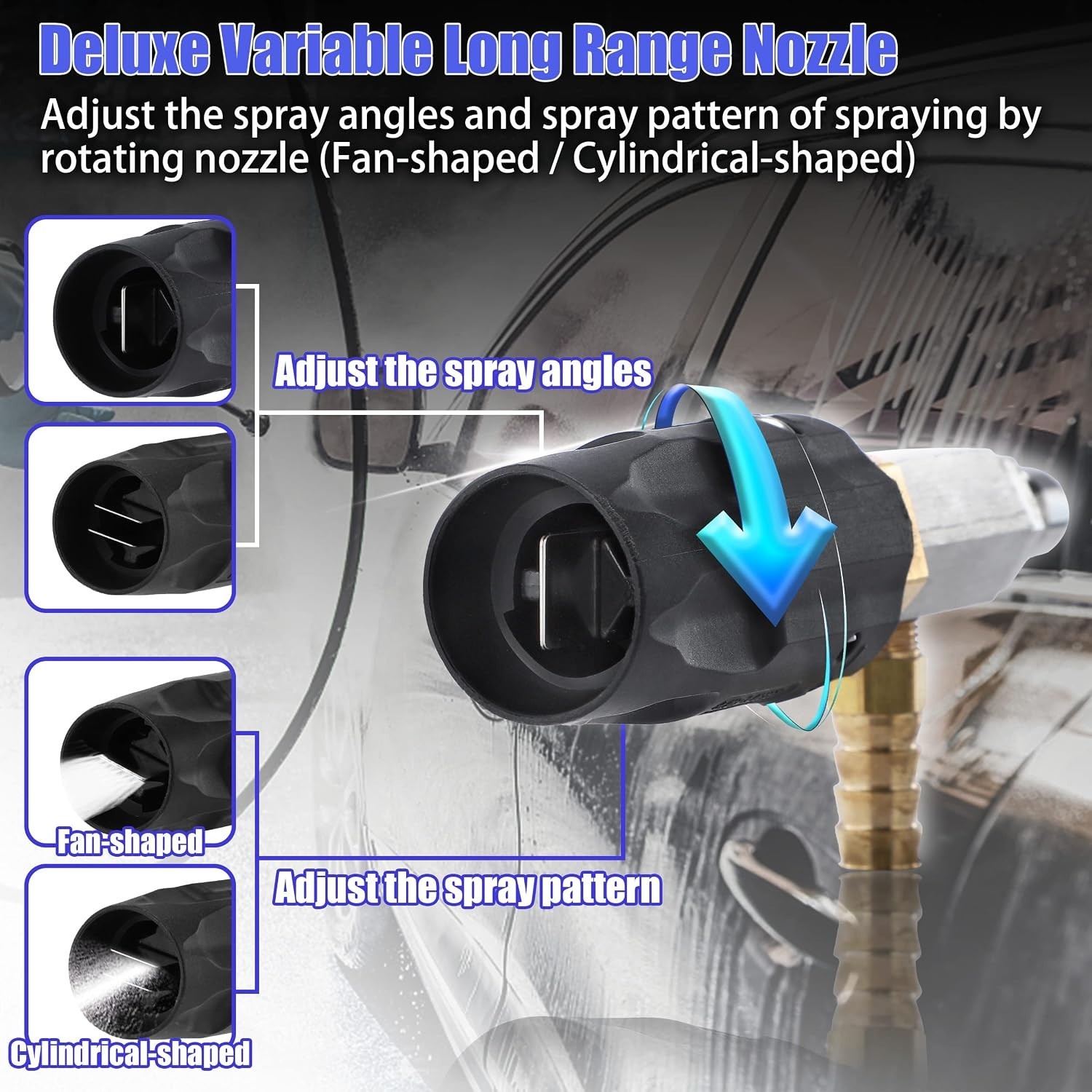 Quick Connect Nozzle Kit with Downstream Injector, 2-2.5 GPM