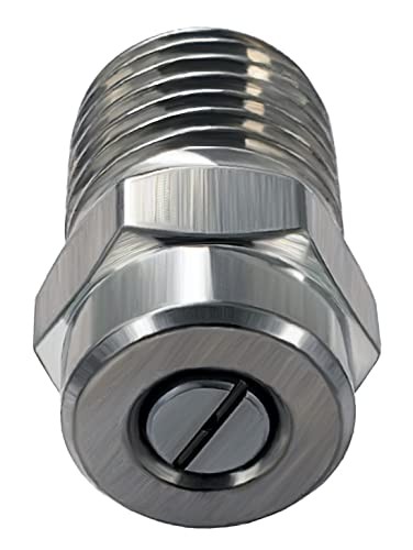 1871B 1/4″ NPT Screw Surface Cleaner Nozzle, 25 Degree 1.5 Orifice Spray Tip