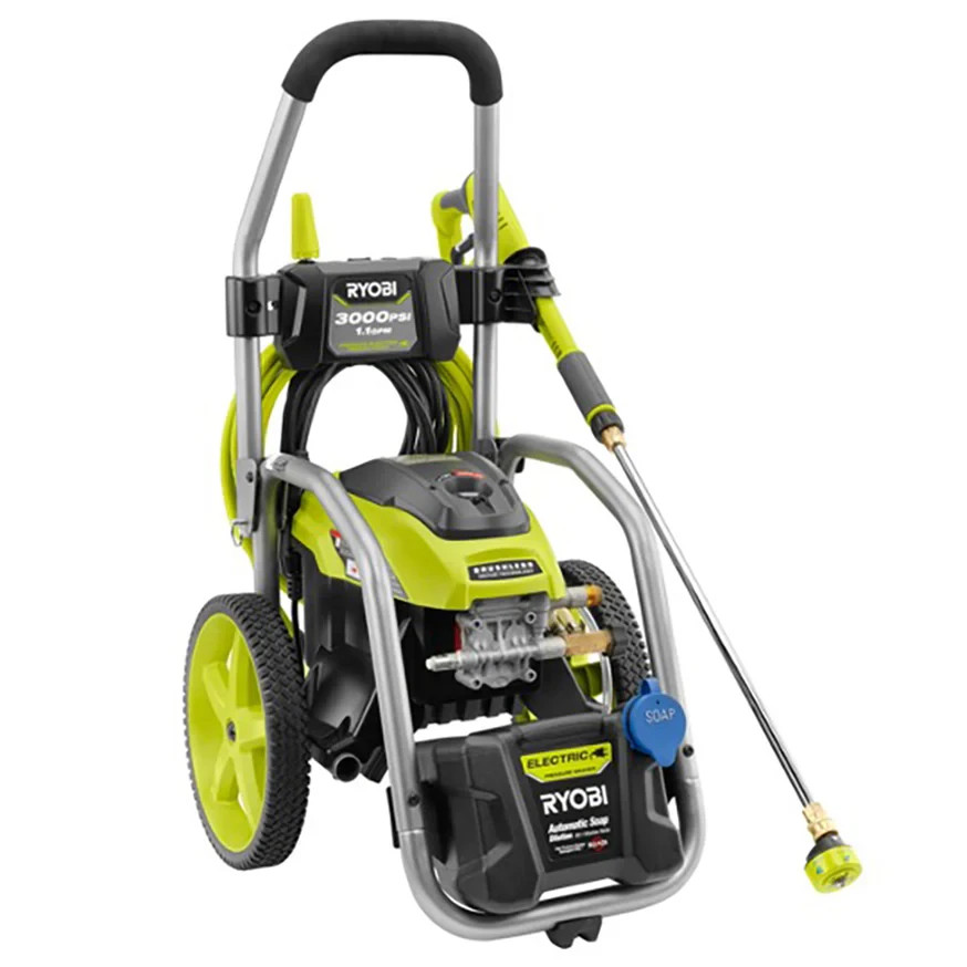 RYOBI 3000 PSI 1.1 GPM Cold Water Electric Pressure Washer RY