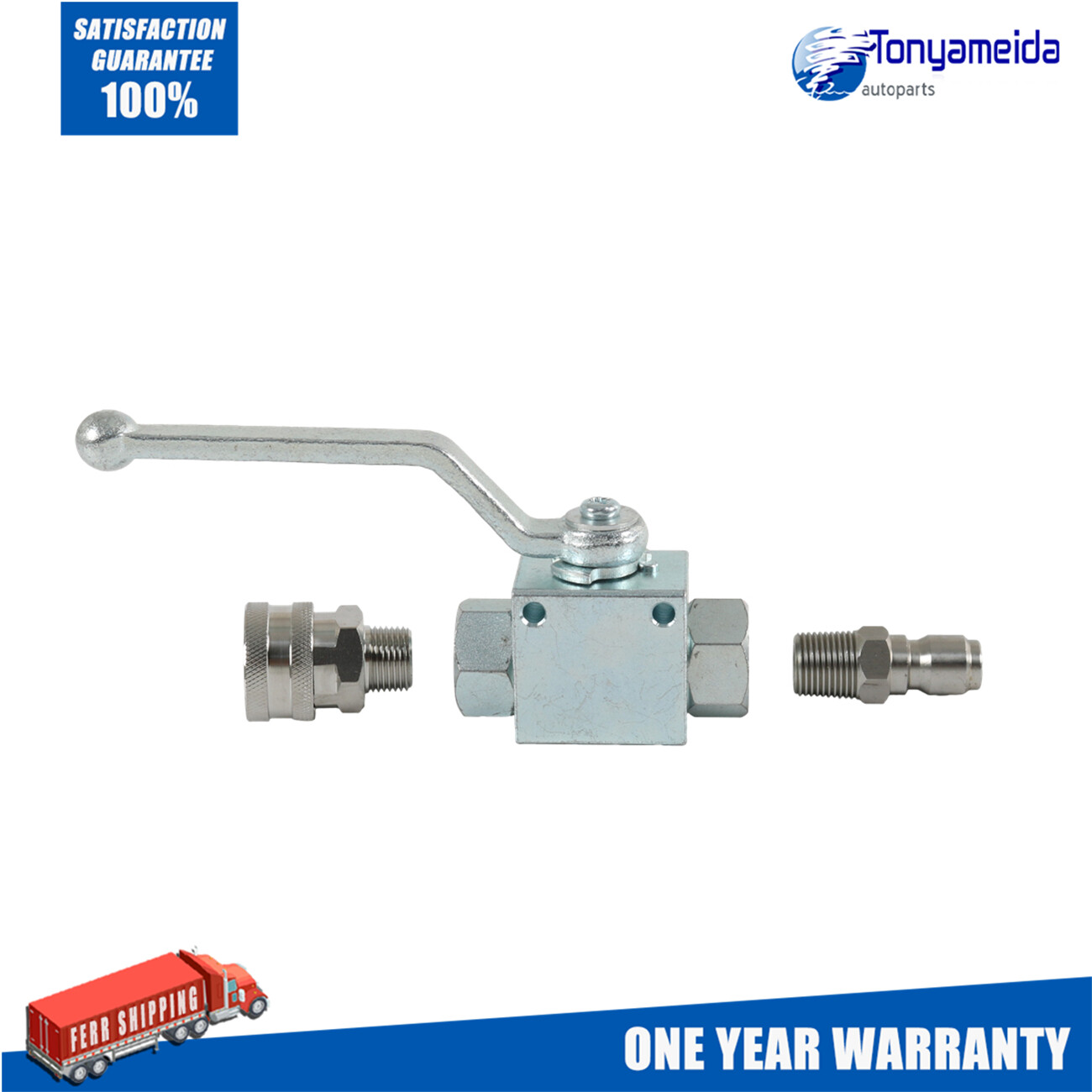 3/8″ Ball Valve for Pressure Washers Max 4500 PSI 3/8″ fitting Female Out