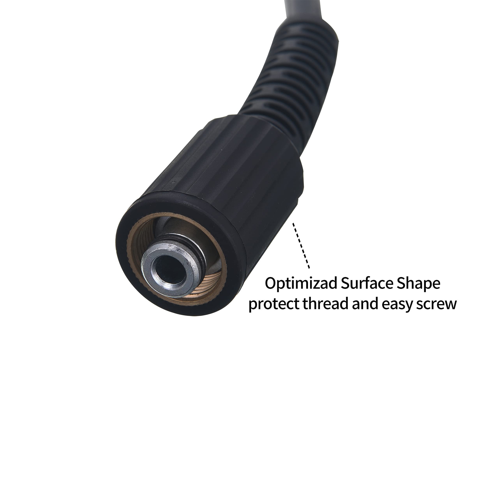 High Pressure Washer Hose 25 FT X 1/4 Inch 3600 PSI M22 14mm Power Washer Hos…