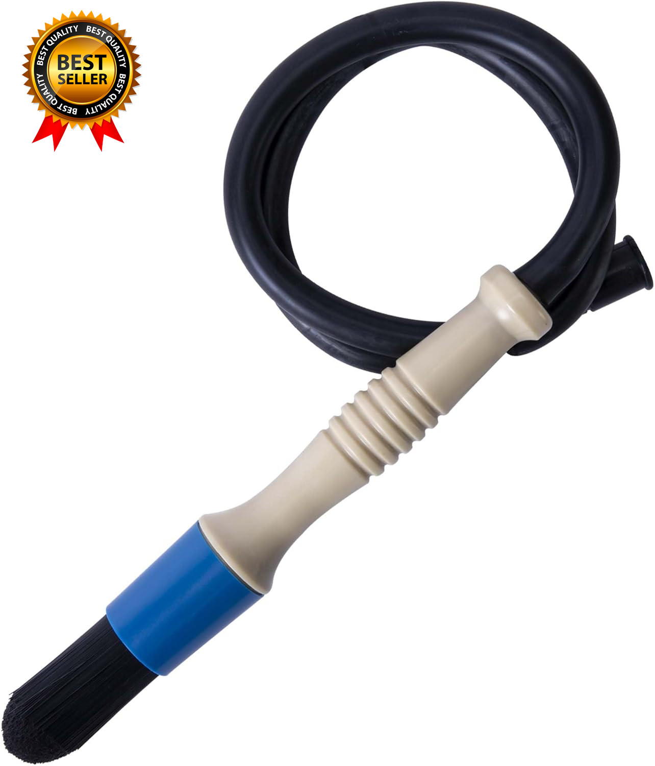 Parts Washer Brush with Hose- Wear Resistant Parts Cleaning Brush
