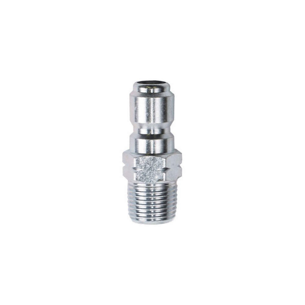 GRAINGER APPROVED 1MDG9 Quick Connect Plug,3/8 (M)NPT PK 10