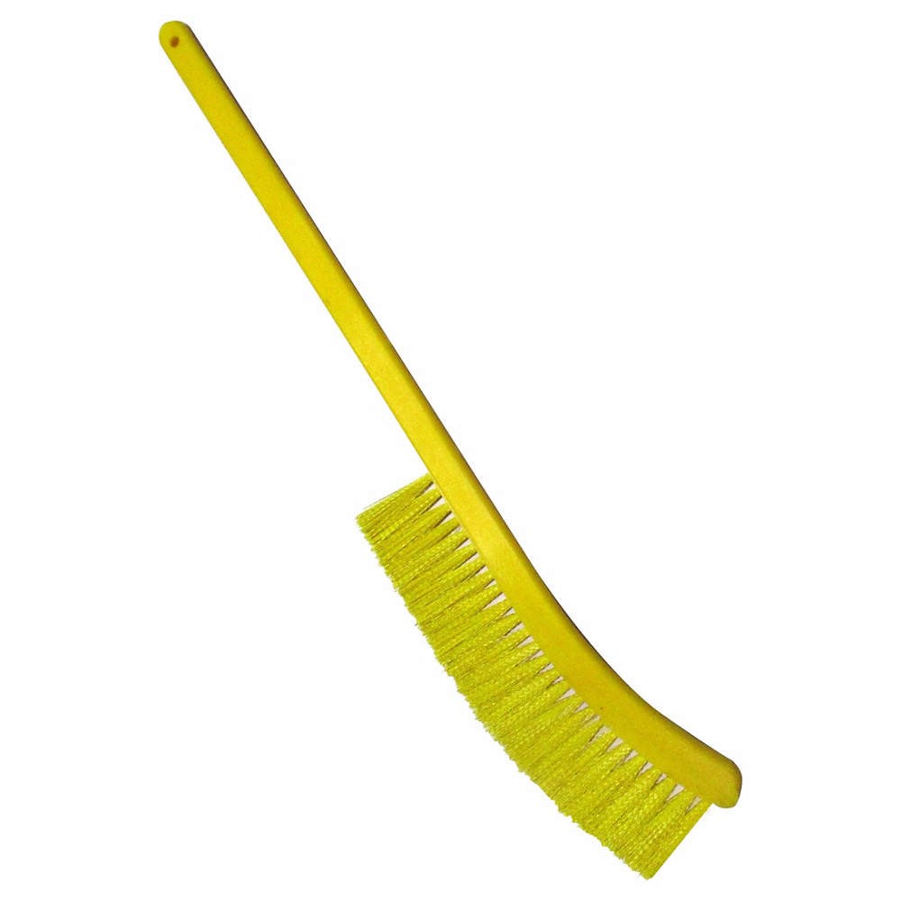 TOUGH GUY 807N35 PK 2 Wand Brush,Ergonomic,Poly,24″,Yellow 807N35