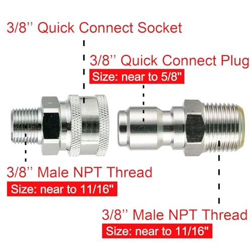 Pressure Washer Adapter Quick Connect