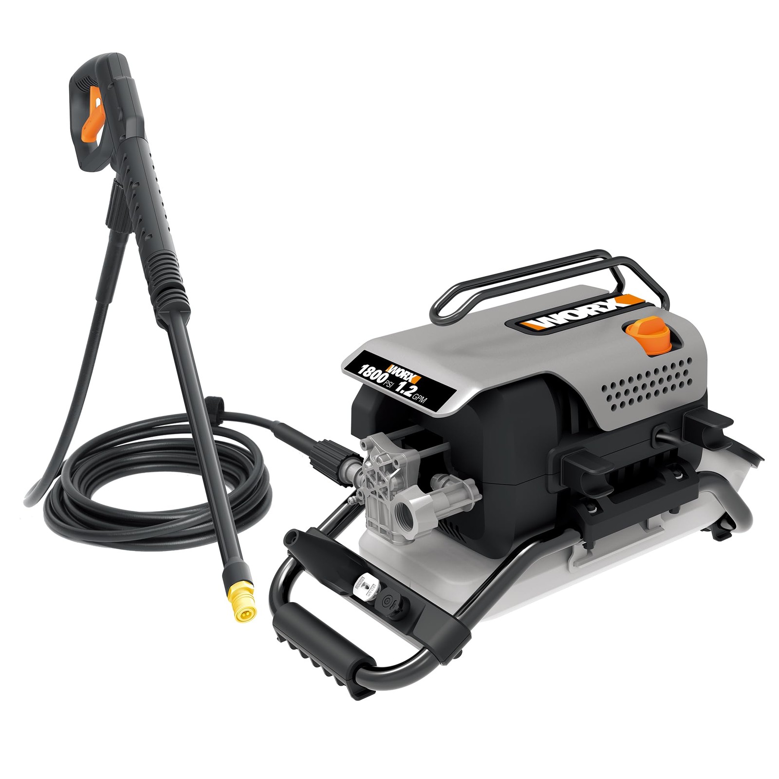 Worx 13 Amp Electric Pressure Washer 1800 PSI with 3 Nozzles WG605