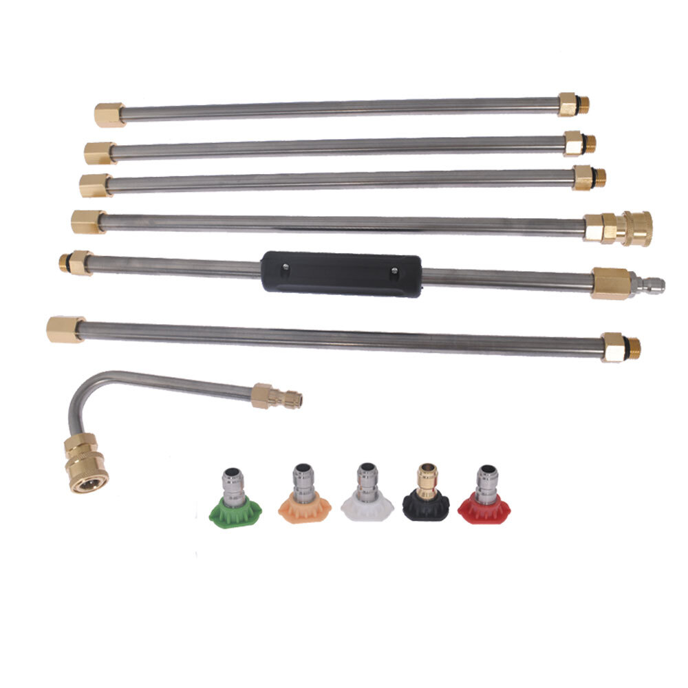 High Pressure 4000PSI Car Power Washer Gun Spray Wand Lance Nozzle and Hose Kit