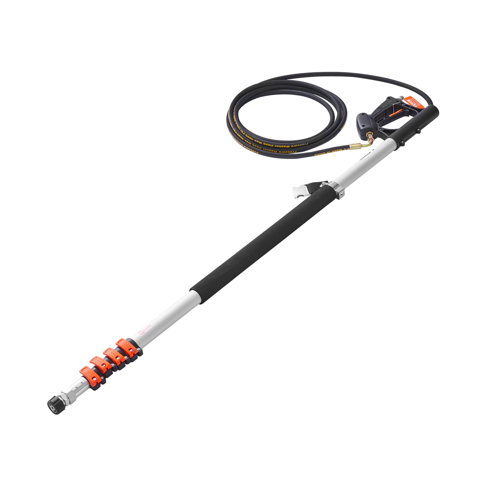 VEVOR 4000psi Pressure Washer Telescoping Wand 21ft Spray Wand with Brush Head