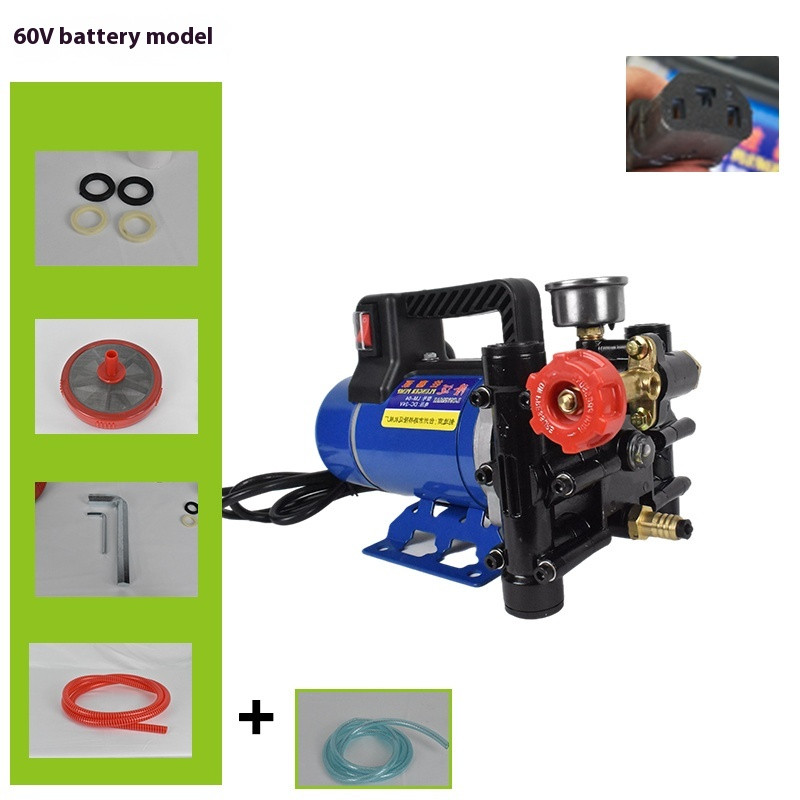 Agricultural High-pressure Double-cylinder Plunger Portable Electric Spraying
