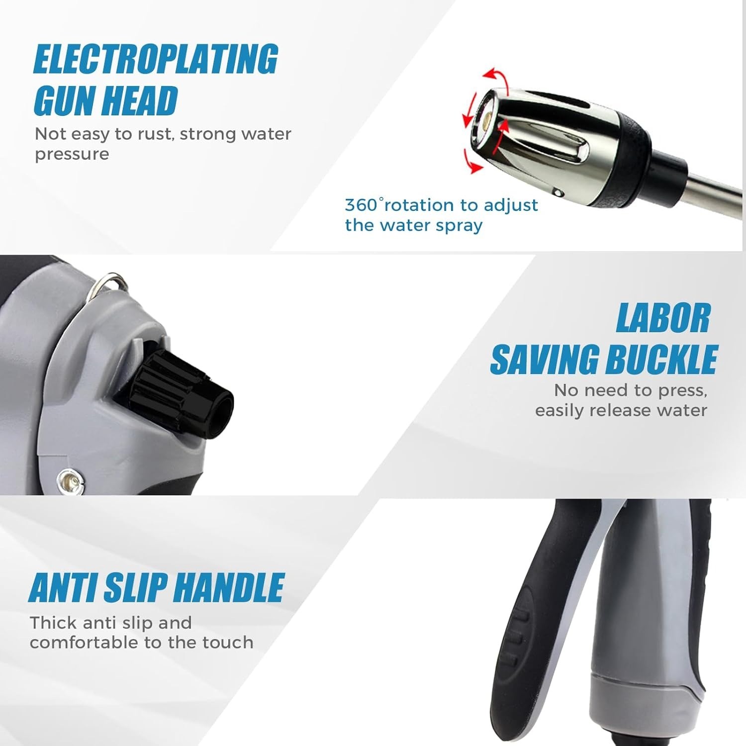 2026 Pressure Washer Wand – Multifunctional, 360° Rotating, 3 Spray Modes, 1 Set