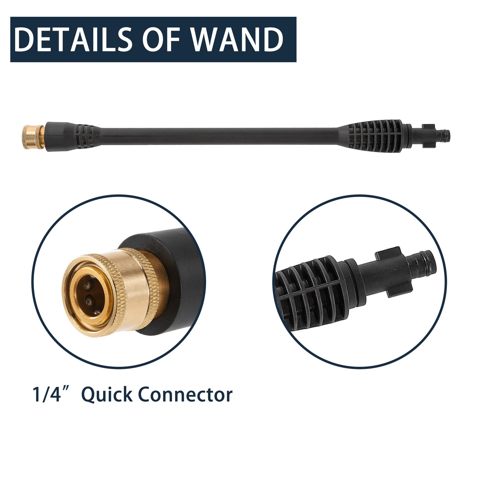 High Pressure Washer with Jet Wand and 5 Spray Nozzle Tips, with Some Karcher…