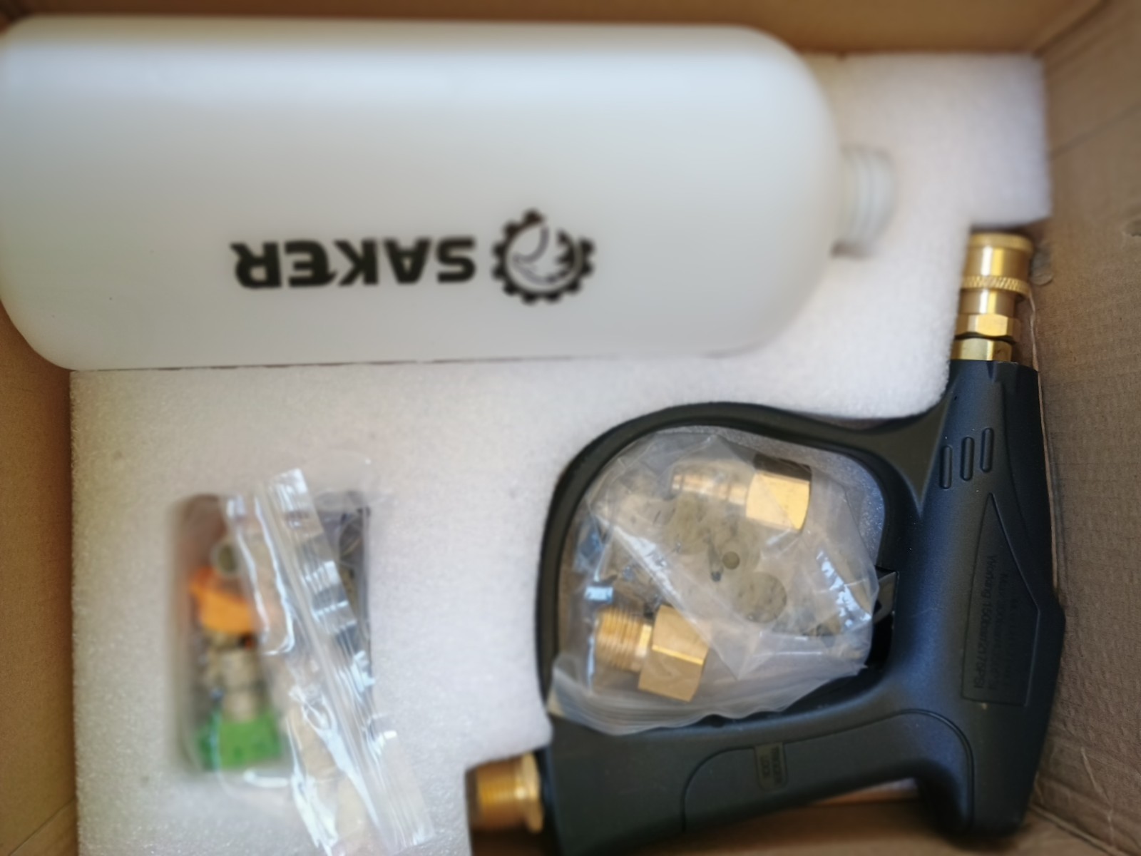 Complete Foam Cannon Accessory Set for Pressure Washers with Adapters Included