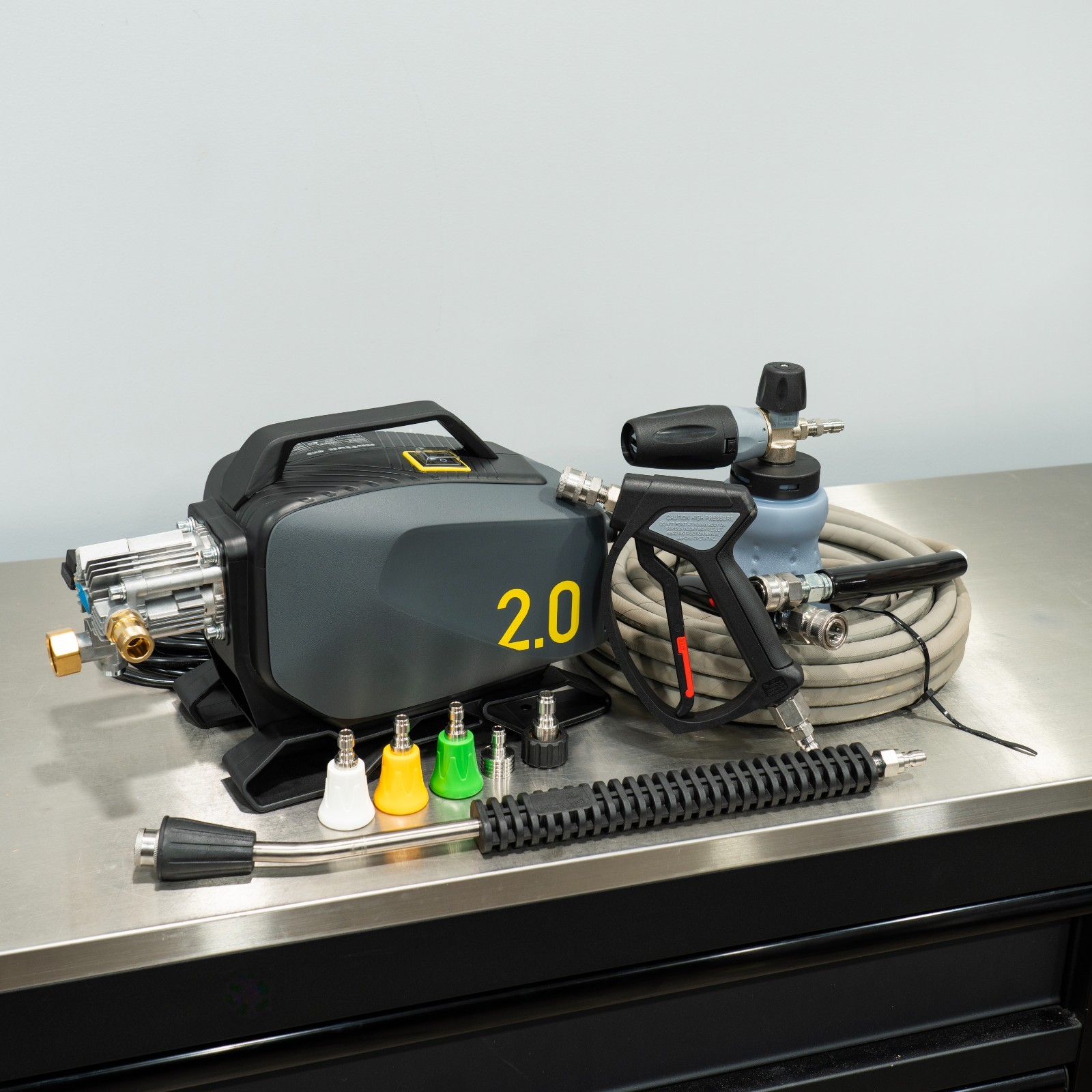 Active 2.0 Pressure Washer | Level 3 Detailing Kit | MTM Hose Gun Wand PF22.2