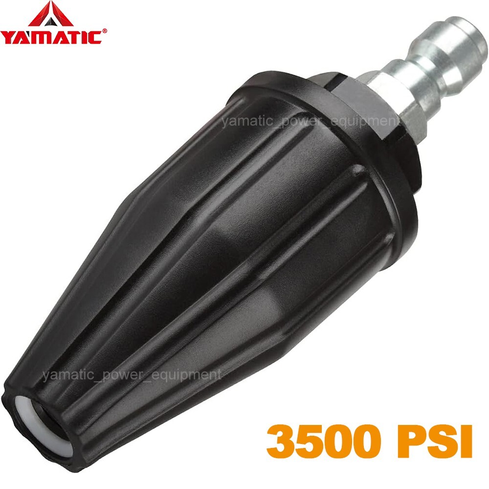 YAMATIC 3500 PSI High Pressure Turbo Nozzle 360° Rotating Spray Turbo