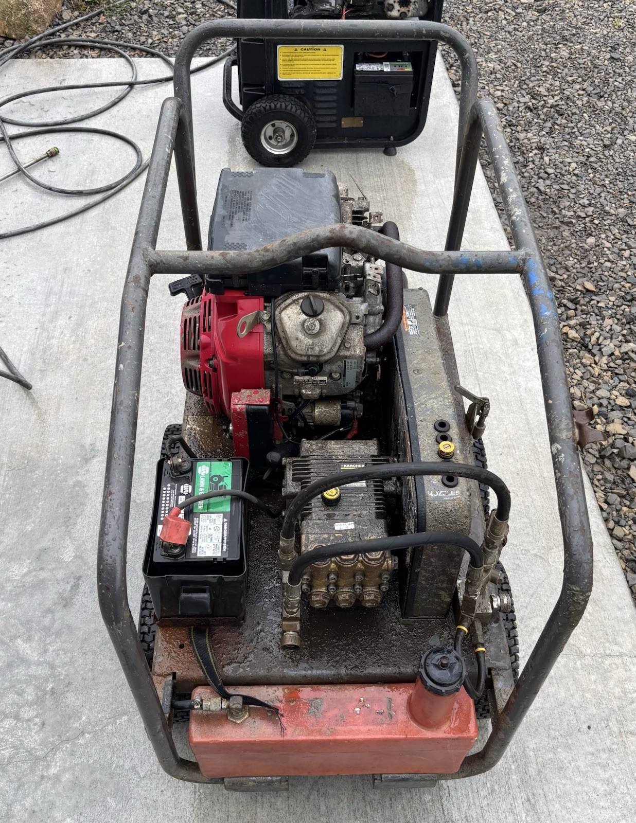 Karcher Honda Powered Pressure Washer Model 5004 Pump Model KM3540-1