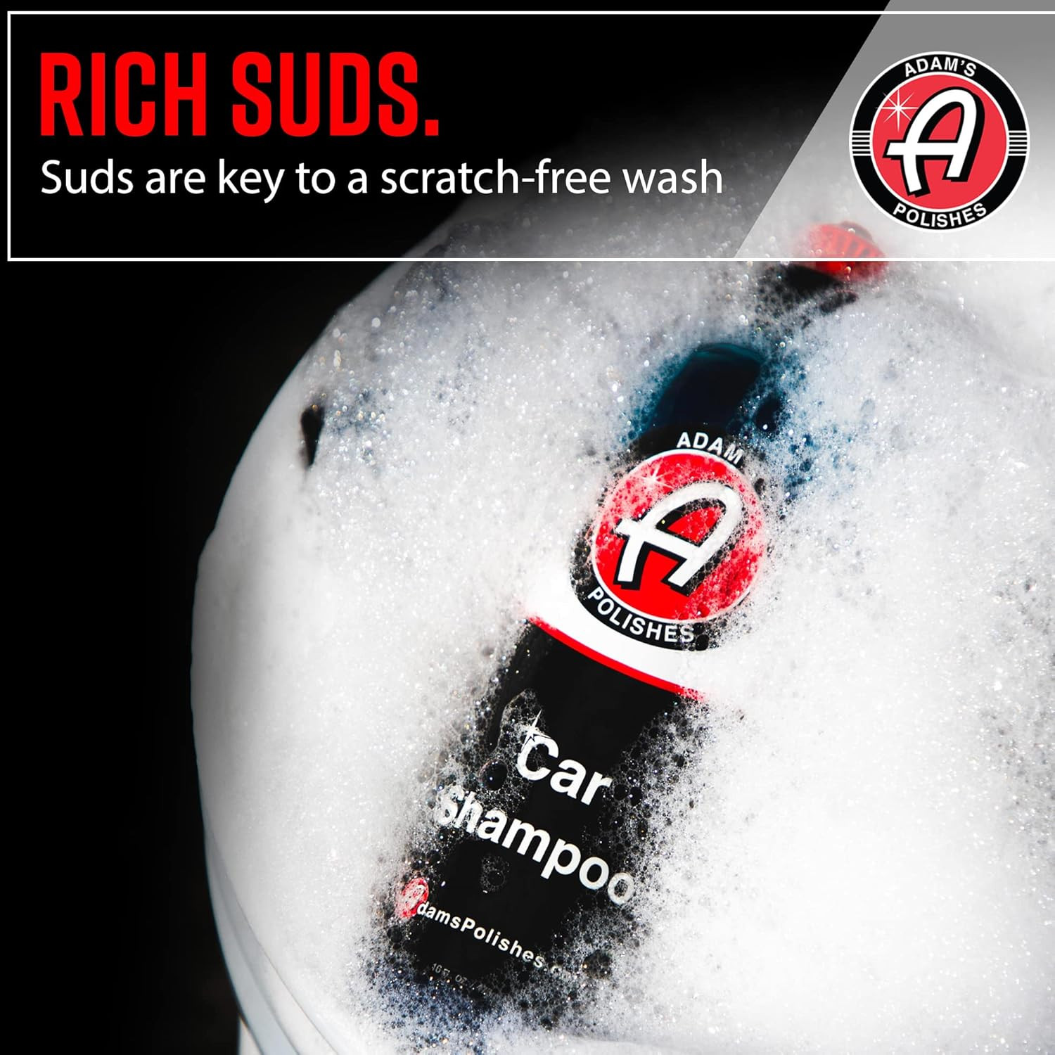 Adam’s Wildberry Car Wash Shampoo 16 oz pH Neutral Safe for All Surfaces