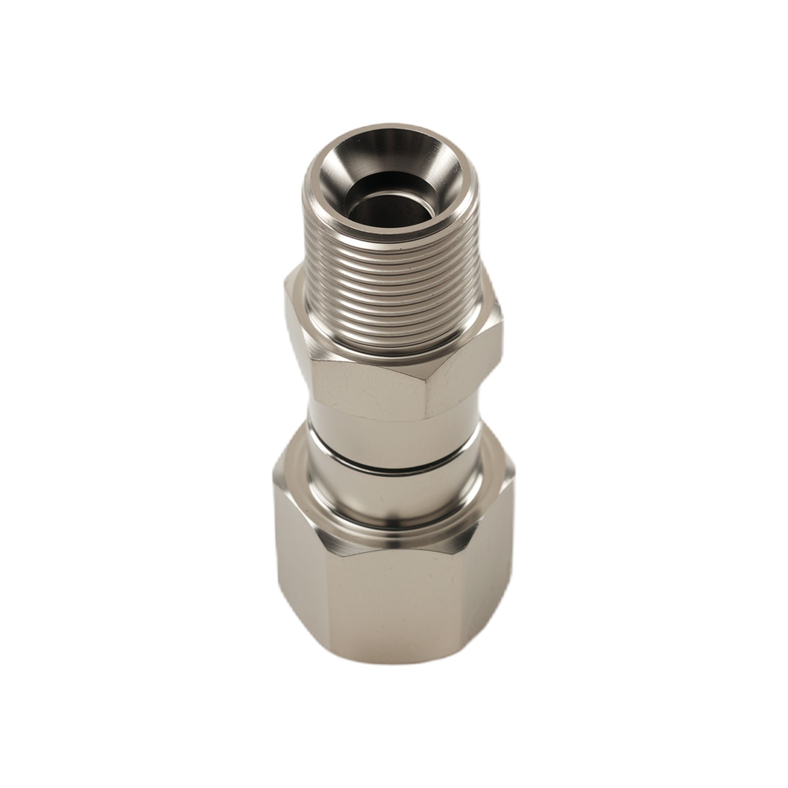 2x 3/8″ NPT 360° Swivel Adapter Stainless Steel for Pressure Washer Hose Gun