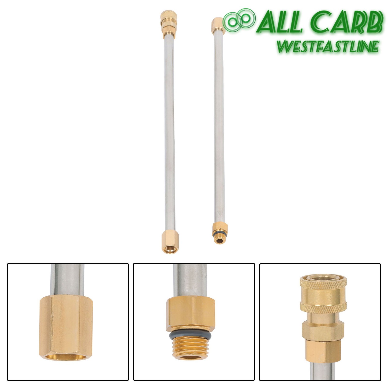 9X Pressure Washer Extension Wand Upgrade Power Washer Lance 1/4″ with Nozzle