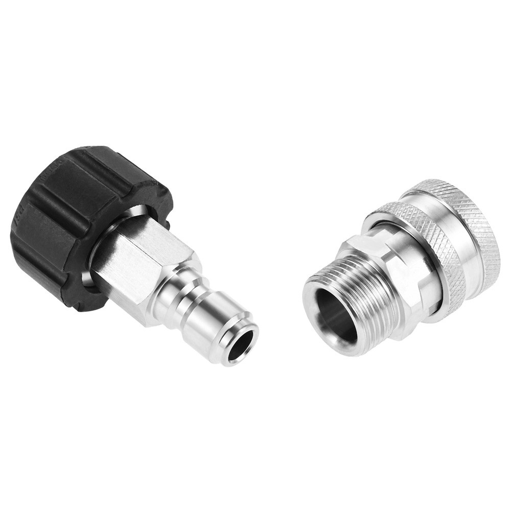 4Pcs Pressure Washer Adapter Set Quick Connect Kit Compatible with Guns Hoses