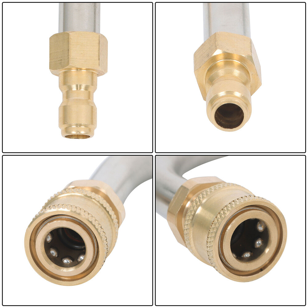 9 Pack Upgrade Power Washer Lance Pressure Washer Extension Wand 1/4″ Connect