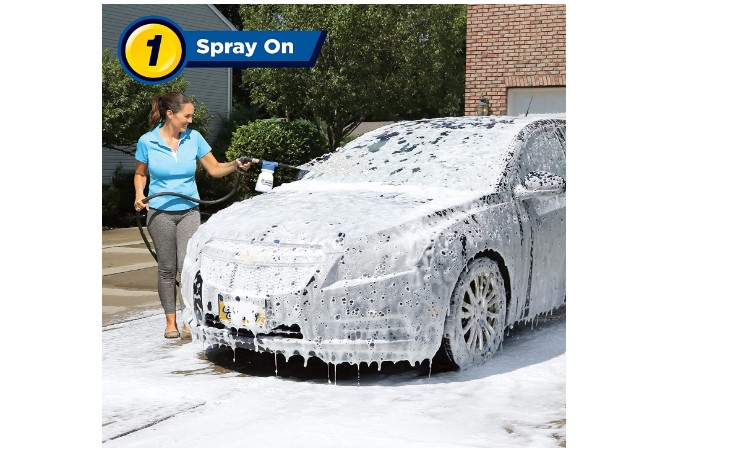 Nozzle Spray Car Wash Gun Cannon Soap Foam Dirt Dust Blaster Hose Thick Sprayer