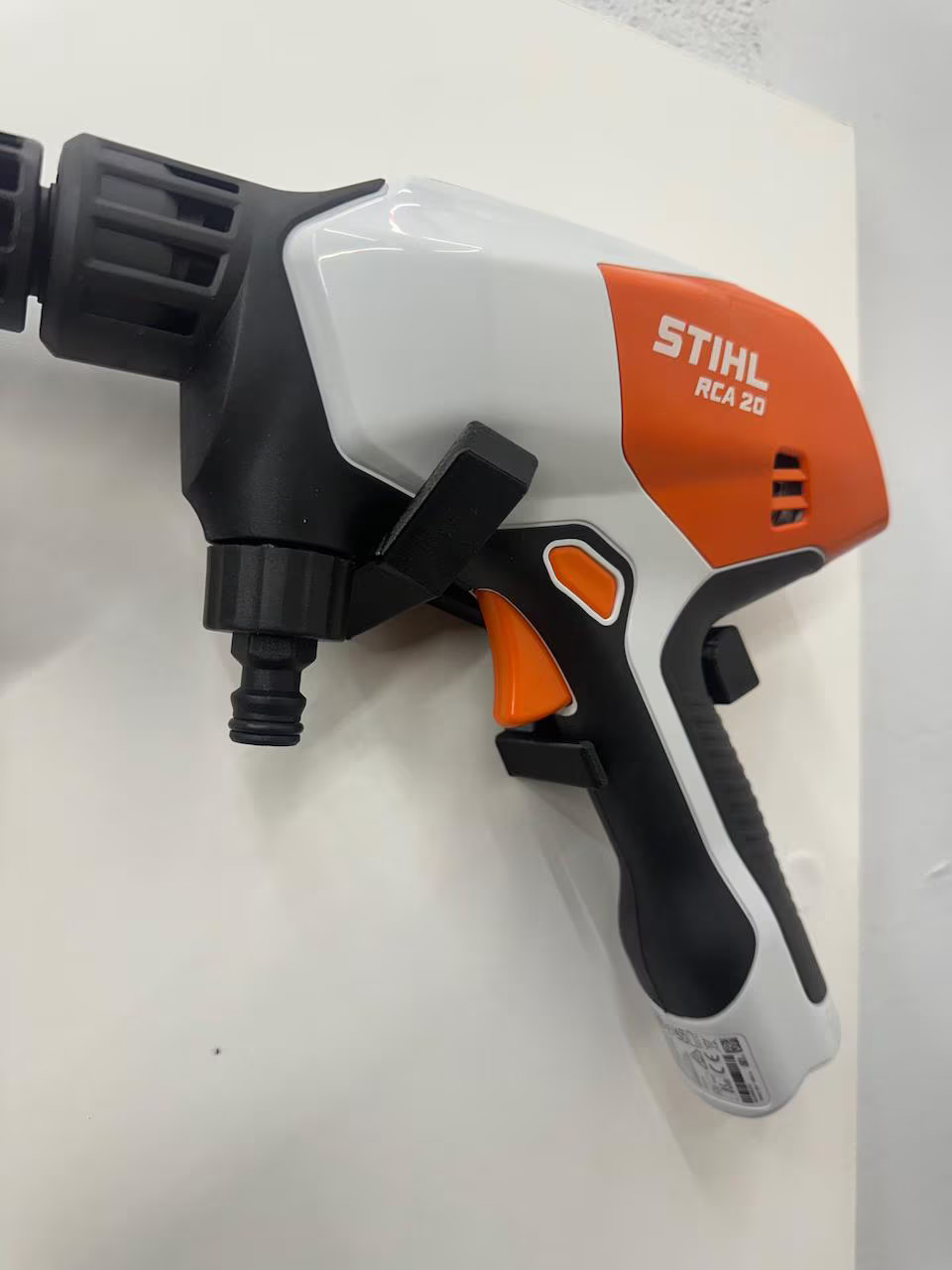 3D Printed STIHL RCA20 Pressure Washer Wall Mount with Hose Holder
