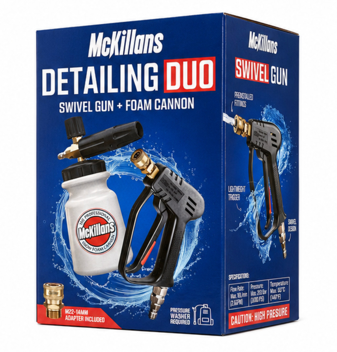 ✅McKillans Duo, Swivel Gun & Wide Mouth Foam Cannon, New📦