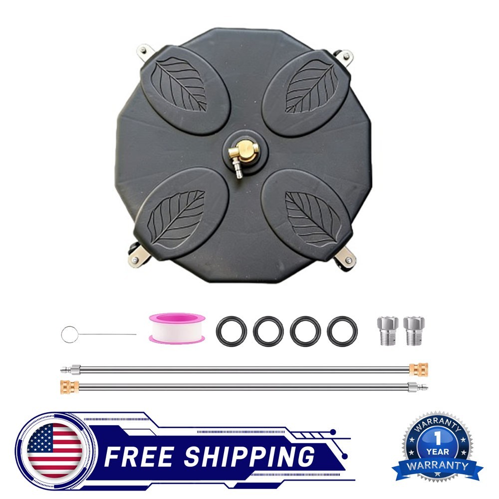 18″ Pressure Washer Surface Cleaner 4200PSI 8GPM Rotary Power Washer Attachment