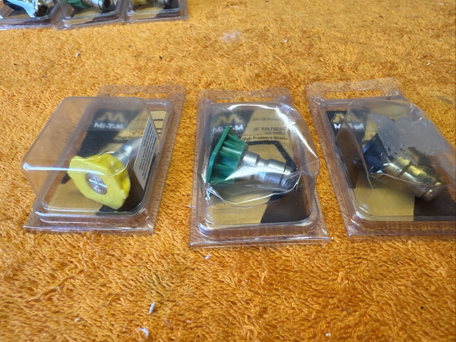 Q•Mi-T-M Pressure Washer Tips Set Of 3 High 15, 25 & Low Pressure Detergent