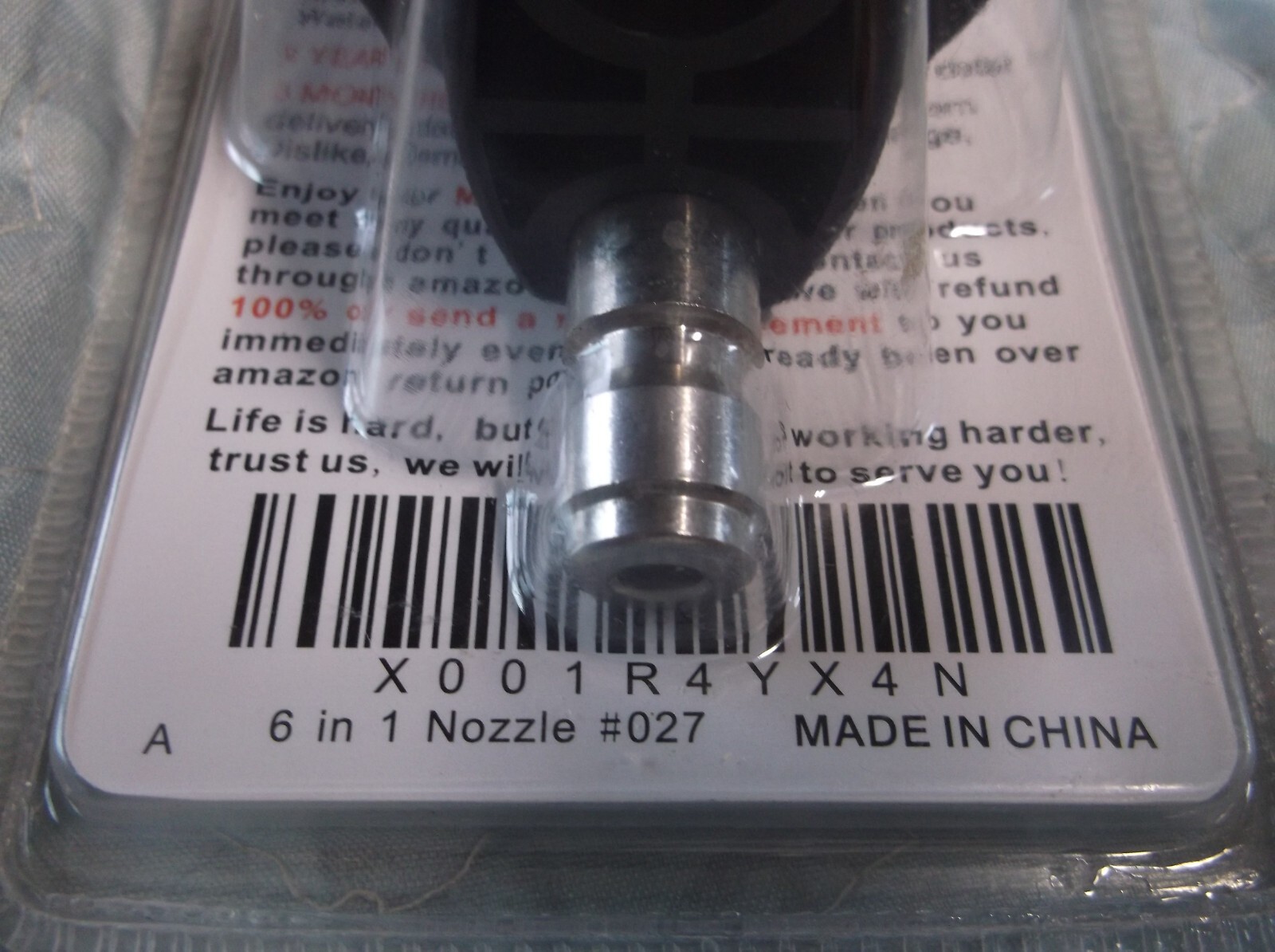 High Pressure Washer Spray Nozzle 0 15 25 40 Degree Rotation Watering Rinse Soap